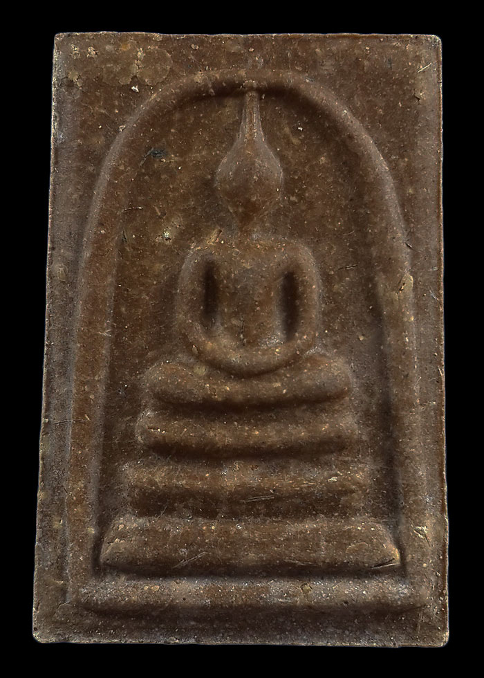 พระสมเด็จรุ่นแรก (เข็มหัก) หลวงพ่อเหลย วัดคลองคล้า จ.เพชรบูรณ์ ปี61 เนื้อผงพุทธคุณคำหมาก