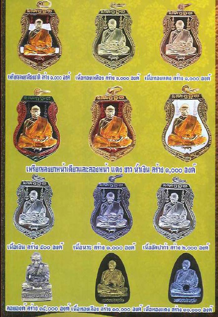 รูปเหมือนเนื้อผงเหล็กน้ำพี้ หลวงพ่อหวั่น วัดคลองคูณ จ.พิจิตร รุ่นทรัพย์ทวีคูณ