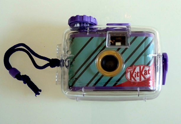 หายากกล้องฟิลม์ Kitkat ของแท้ สภาพสวยใหม่ กันน้ำได้ เอาไปเที่ยวสบาย น่าสะสม ไม่มีไม่ได้แล้ว