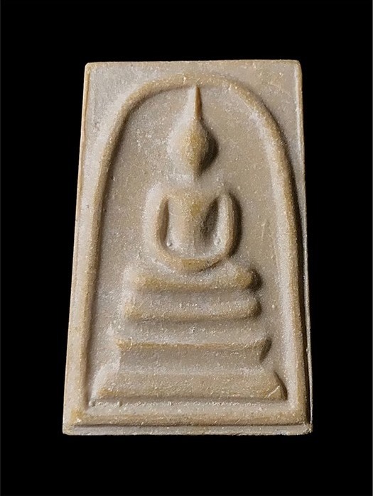 สมเด็จพุฒาจารย์ (โต พรหมรังสี) วัดใหม่อมตรส บางขุนพรหมกรุงเทพฯ เนื้อผงพิมพ์ใหญ่5จุด ปี2517