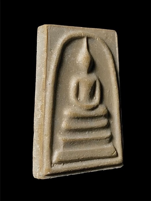 สมเด็จพุฒาจารย์ (โต พรหมรังสี) วัดใหม่อมตรส บางขุนพรหมกรุงเทพฯ เนื้อผงพิมพ์ใหญ่5จุด ปี2517