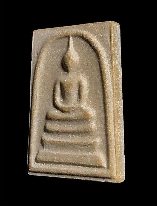 สมเด็จพุฒาจารย์ (โต พรหมรังสี) วัดใหม่อมตรส บางขุนพรหมกรุงเทพฯ เนื้อผงพิมพ์ใหญ่5จุด ปี2517