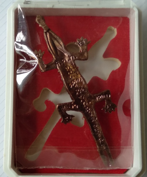 จิ้งจกนำโชค วัดไร่แตงทอง สร้างปี2553