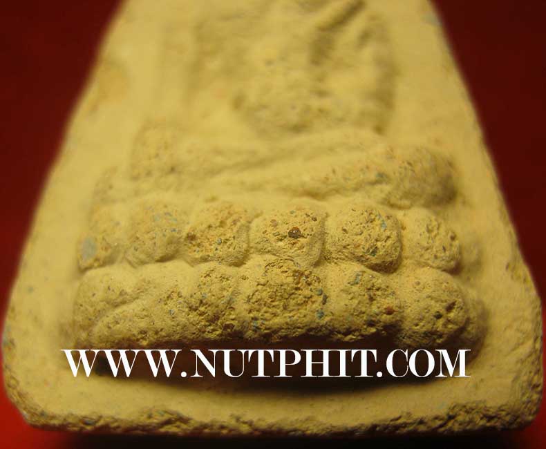 พระพุทโธน้อย แม่ชีบุญเรือน พิมพ์ใหญ่ หลังเรียบ+บัตรรับรองพระแท้*153