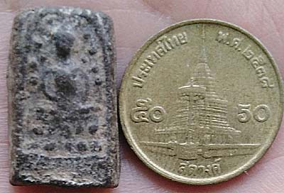 *พระว่านยา หลวงพ่อชื่น วัดป่ามุนี อ่างทอง พิมพ์ปรกโพธิ์เม็ด ระฆังหลังฆ้อน*