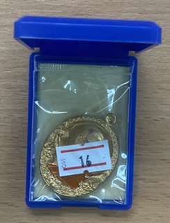 เหรียญราชาพยัคฆ์ เนื้อสัตตะโลหะ ลงยา หลวงพ่อพัฒน์ วัดห้วยด้าน