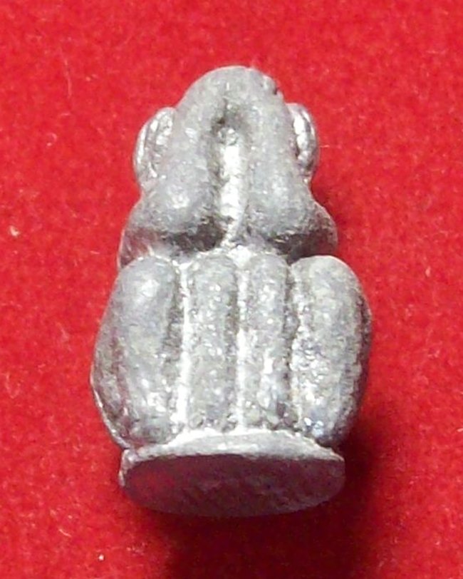 พระปิดตาตะกั่วอวนเจ้าสมุทรรุ่นแรก หลวงพ่อเกตุ วัดเกาะหลัก ประจวบคีรีขันธ์ จัดสร้างพ.ศ.2527