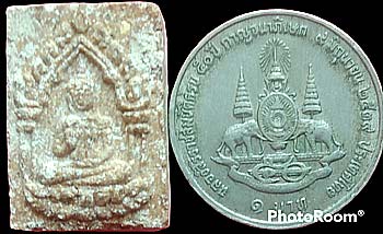 *พระผงเมตตา ปางประทานพร หลวงพ่อแช่ม วัดดอนยายหอม นครปฐม ปี๒๕๒๗*