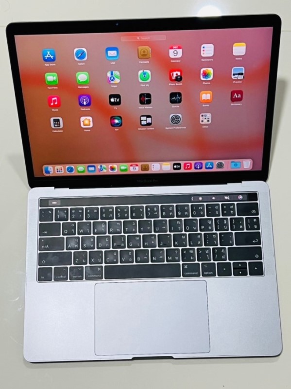 MacBook Pro13นิ้วปี2016,Core i5 2.9 GHz. SSD256 GB,Ram8GB,แบตเก็บไฟ,คีย์บอร์ดมีไฟ,Touch bar,สแกนนิ้ว