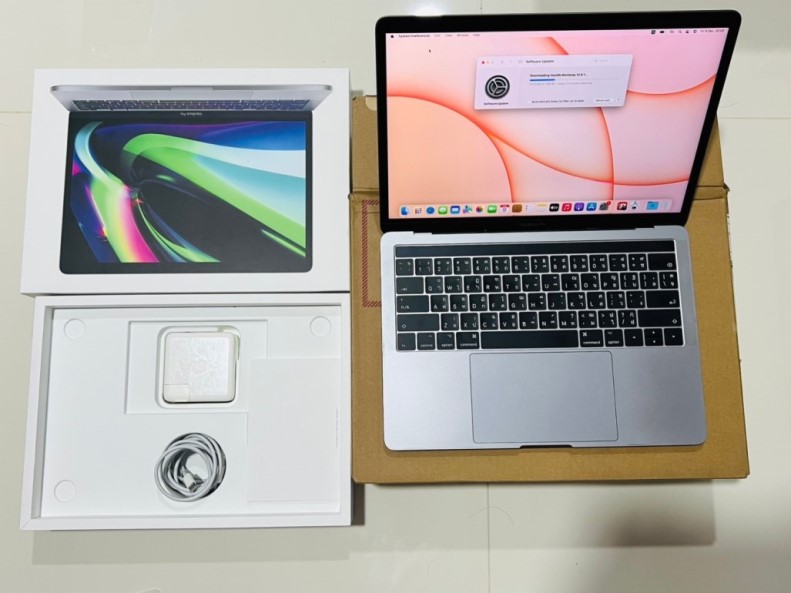 MacBook Pro13นิ้วปี2016,Core i5 2.9 GHz. SSD256 GB,Ram8GB,แบตเก็บไฟ,คีย์บอร์ดมีไฟ,Touch bar,สแกนนิ้ว