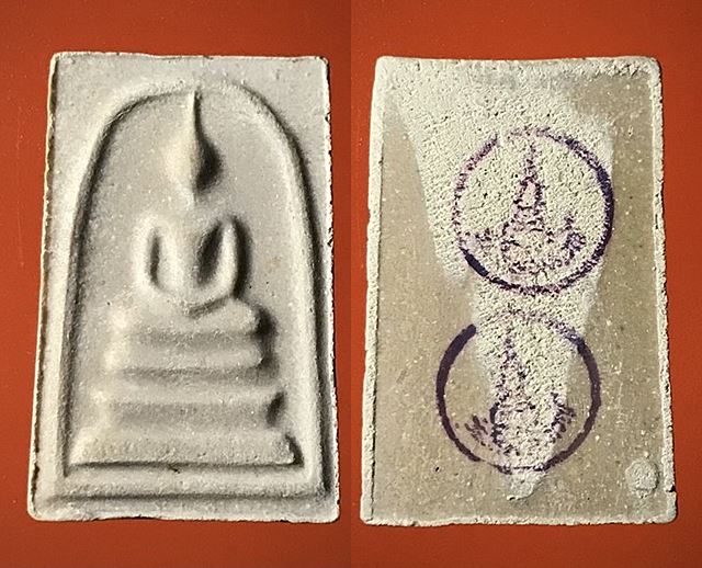 หายาก สมเด็จพุฒาจารย์ (โต พรหมรังสี) วัดใหม่อมตรส บางขุนพรหมกรุงเทพฯ เนื้อผงพิมพ์ใหญ่ ปี2531