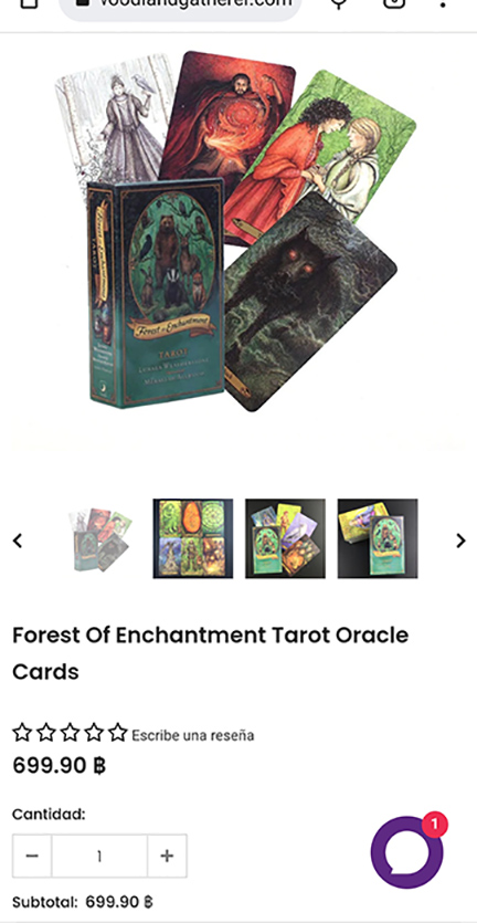 ไพ่ยิปซี Forest of Enchantment Tarot อย่างสวย โดย Lunaea Weatherstone ชุดสุดสวยติดอันดับ