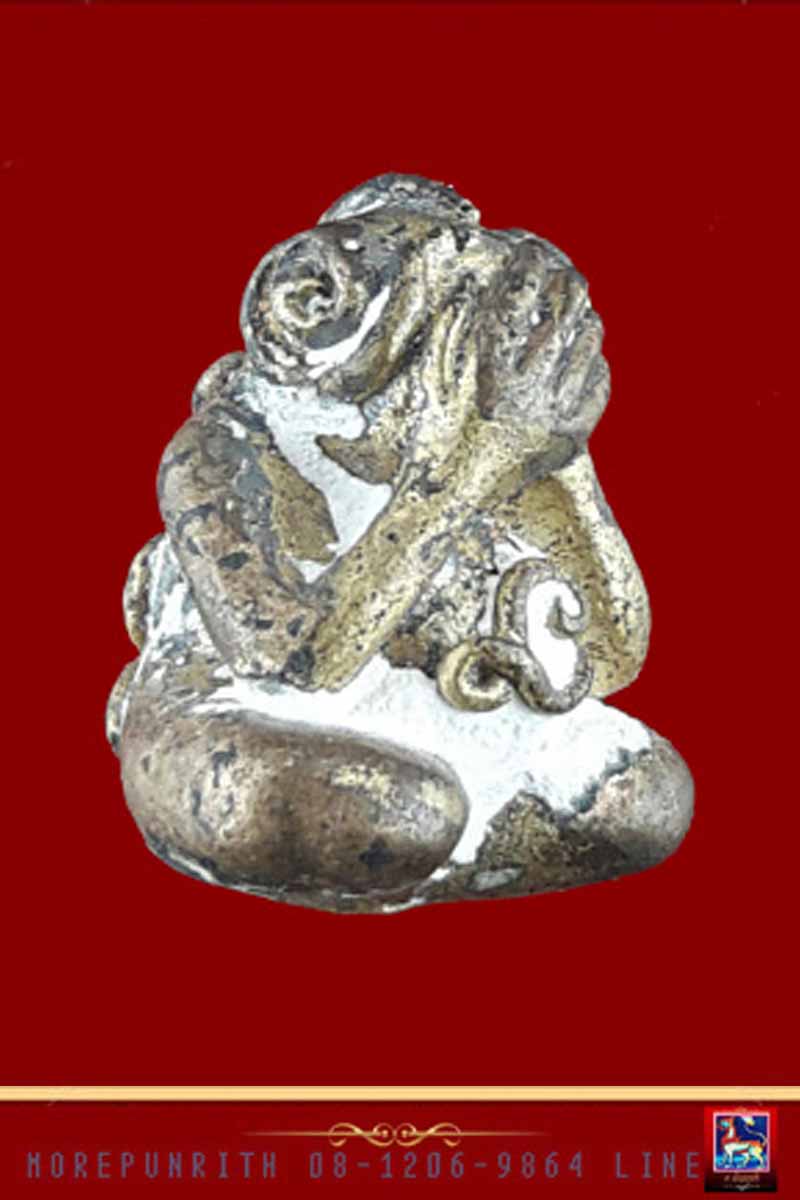 พระปิดตามหาลาภ(หล่อโบราณ) เนื้อโลหะผสมกะหลั่ยทอง พ่อท่านตุด สำนักสงฆ์หารโคกช้าง จ.สงขลา