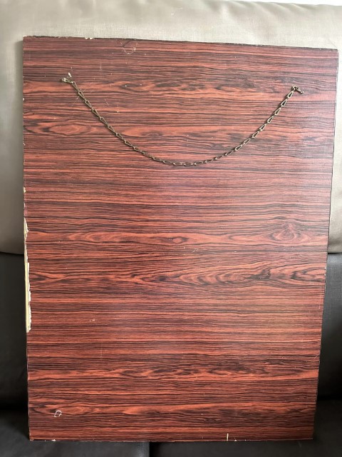 ปหลวงปู่หลิว วัดไร่แตงทองอัดกรอบวิทย์ศาสตร์  เก่ายังสวย ขนาดใหญ่บูชา 18*24นิ้ว 