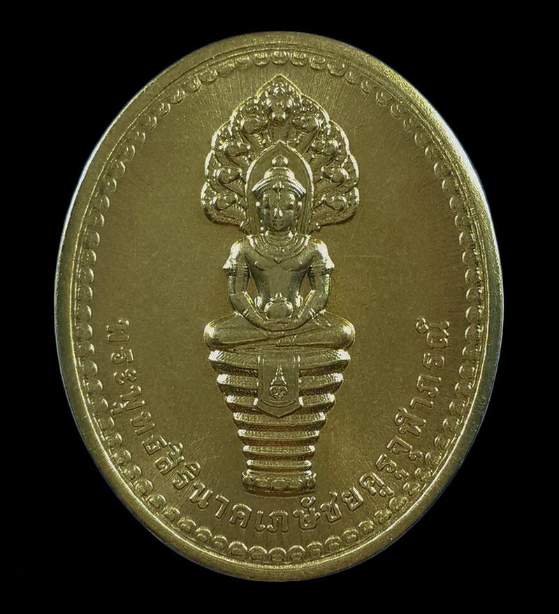 เหรียญพระพุทธสิรินาคเภษัชยคุรุจุฬาภรณ์ (เหรียญพระพุทธโอสถ) ปี58