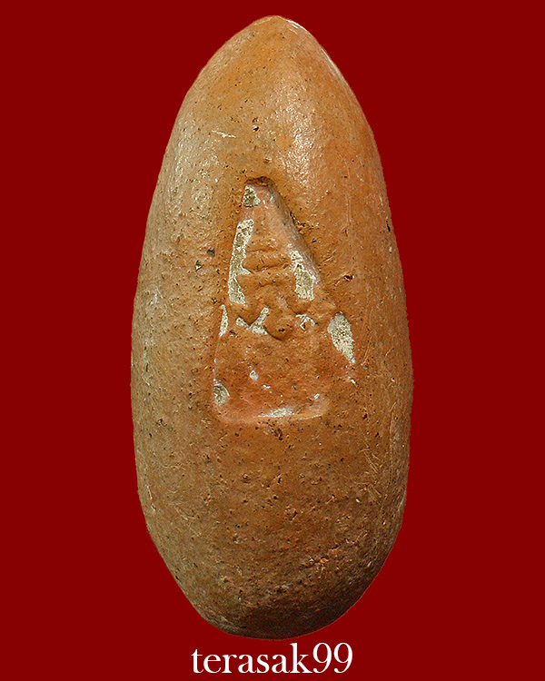 พระขุนแผน พิมพ์ไข่ผ่าซีก หลังมงกุฎ เนื้อดินเผา หลวงพ่อถิร วัดป่าเลไลย์ จ.สุพรรณบุรี(5)