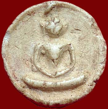 *จันทร์ลอยเล็ก เนื้อผงบางขุนพรหมล้วน วัดประสาทบุญญาวาส ปี๒๕๐๖ มีบอลเกศขีดนิยม*