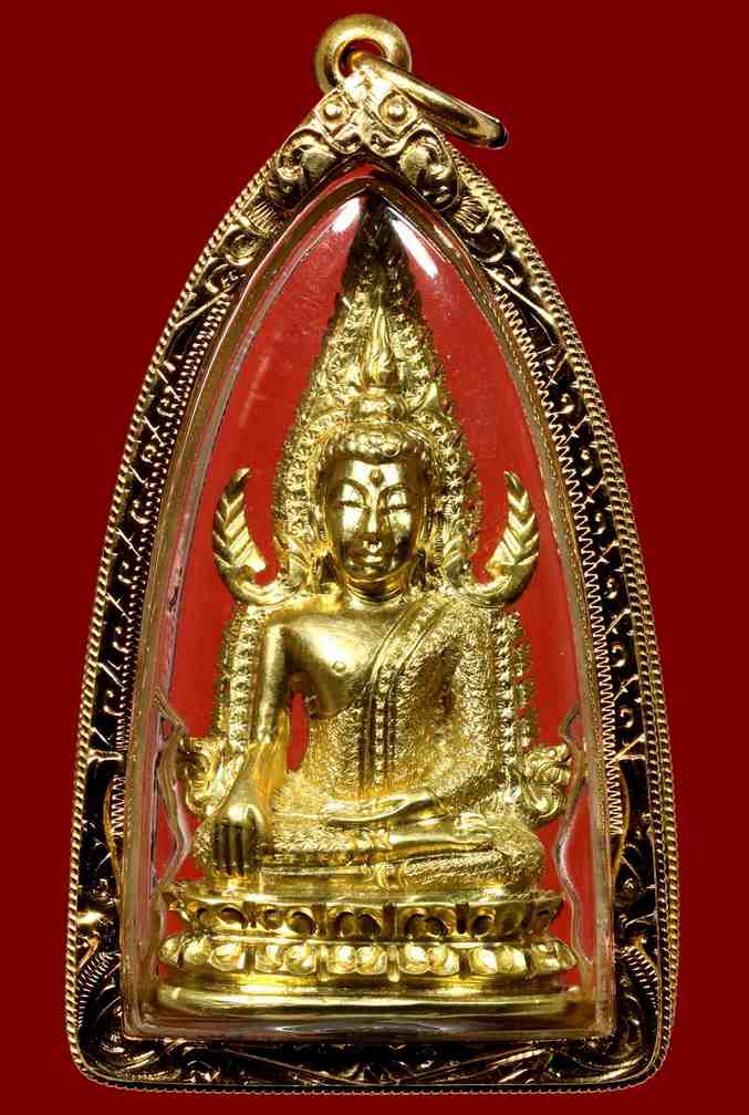 พระพุทธชินราช อินโดจีน สภาพแชมป์ พิมพ์แต่งจีวรดอก สวยงดงามดั่งทองคำแท้ งานช่างโอวเล็กปราณีตศิลป์*37