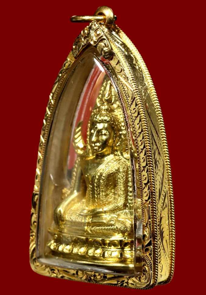 พระพุทธชินราช อินโดจีน สภาพแชมป์ พิมพ์แต่งจีวรดอก สวยงดงามดั่งทองคำแท้ งานช่างโอวเล็กปราณีตศิลป์*37