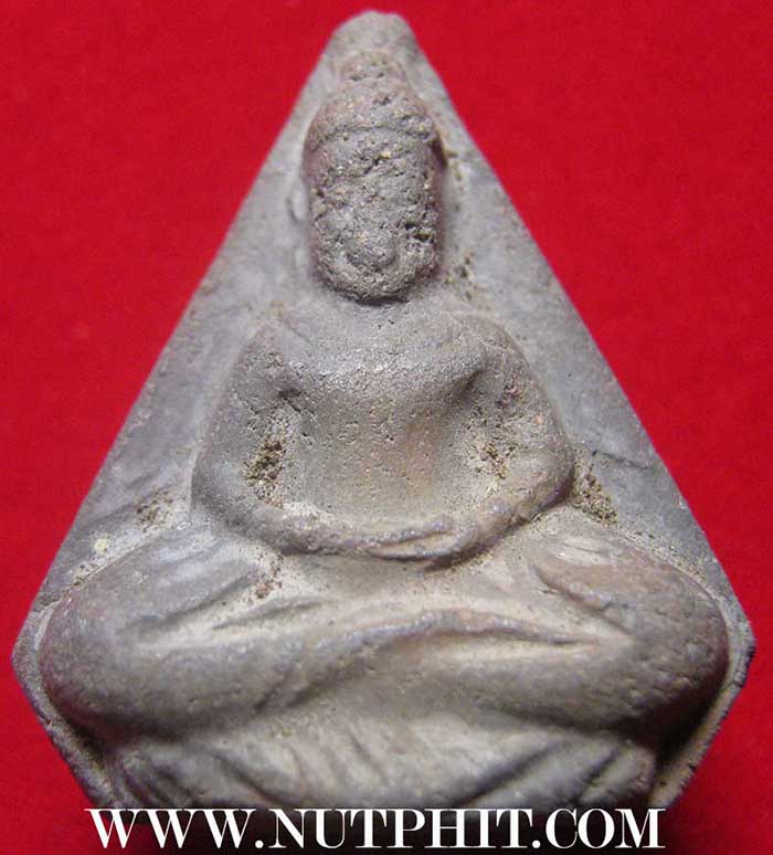 พระโพธิจักร ห้าเหลี่ยม สวยกริ๊บเดิม ๆ ลพ.ลี+บัตรรับรองพระแท้*60