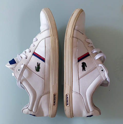 รองเท้า Lacoste ของแท้ หนัง สีขาว ยอดนิยม