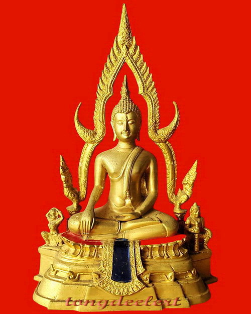 พระพุทธชินราชบูชา กะไหล่ทอง ซุ้มถอดได้ หน้าตัก 5 นิ้ว สวยมากค่ะ