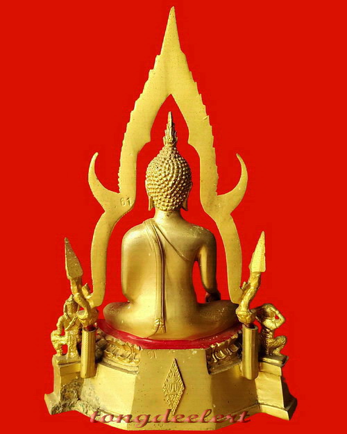 พระพุทธชินราชบูชา กะไหล่ทอง ซุ้มถอดได้ หน้าตัก 5 นิ้ว สวยมากค่ะ