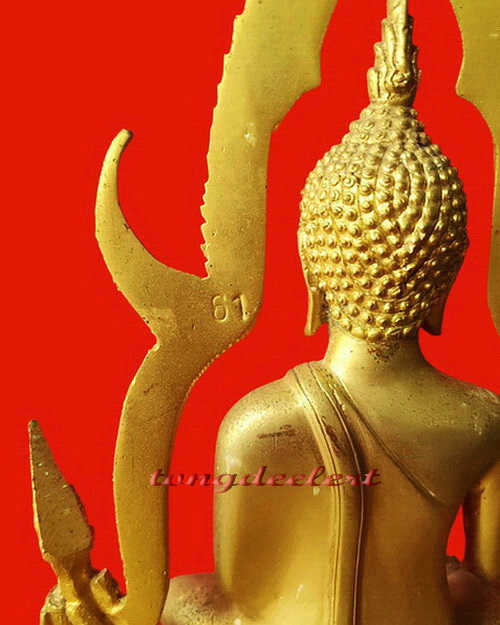 พระพุทธชินราชบูชา กะไหล่ทอง ซุ้มถอดได้ หน้าตัก 5 นิ้ว สวยมากค่ะ