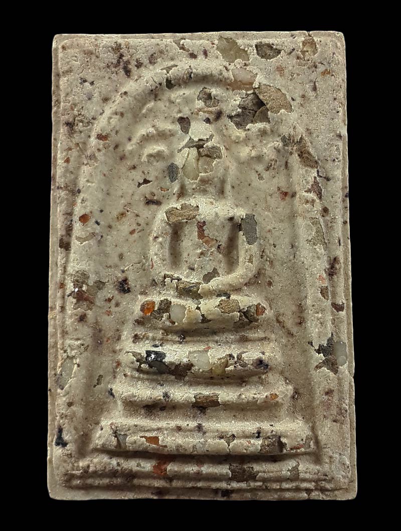 พระสมเด็จบางขุนพรหม พิมพ์ปรกโพธิ์(ตื้น) พิธี วัดบางขุนพรหม รุ่นย้อนยุค ปี47 