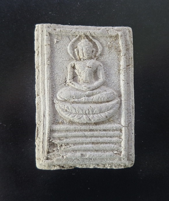 พระผงพิมพ์สมเด็จพระพุทธ หลวงพ่อกึ๋น วัดดอนยานนาวา จ.กรุงเทพฯ ปี 2489 พระดี ผงดี พุทธคุณสูง