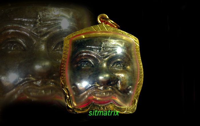 หน้ากากพรานบุญ อ.ฤาษีเณร ธาตุพุทธคุณ อยุธยา  โชคลาภ เด่นดัง ลูกศิษย์ถูกหวยกันเป็นประจำ 