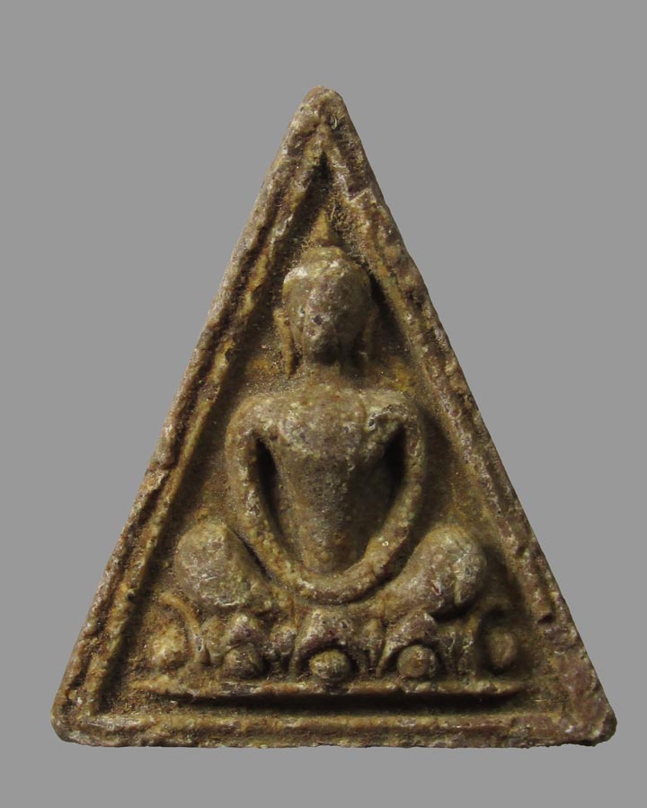 สมเด็จแสนหลังใบไม้ สมเด็จพระสังฆราชป๋า พิมพ์เล็ก ปี 2512 วัดโพธิ์ กรุงเทพฯ