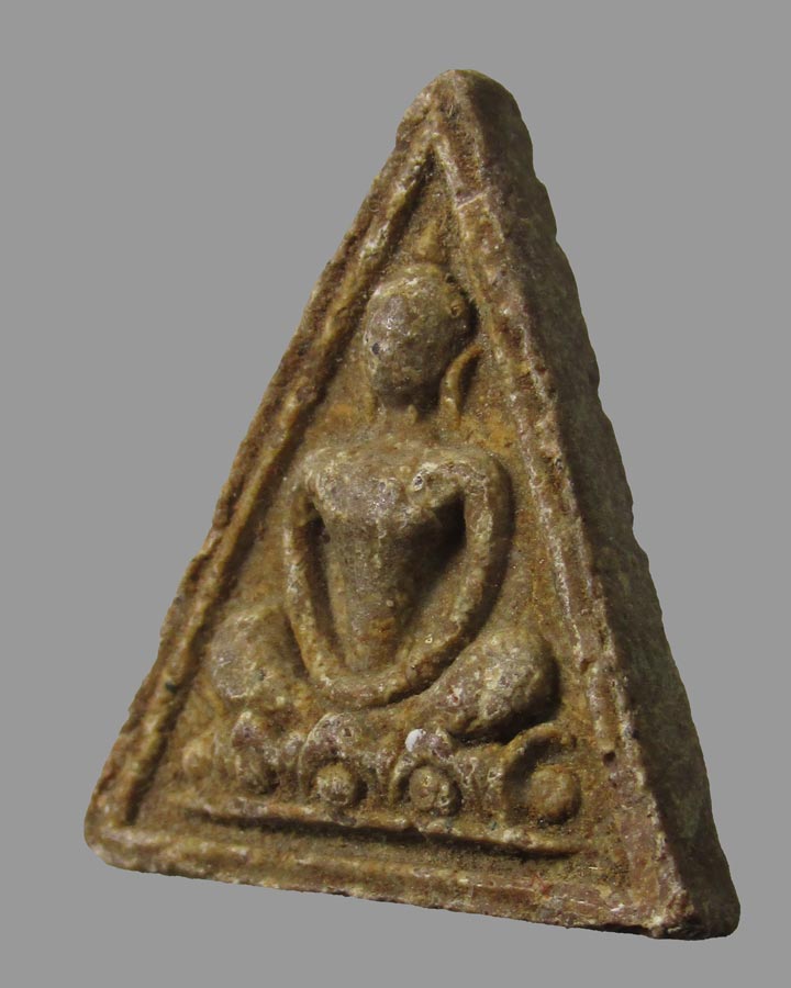 สมเด็จแสนหลังใบไม้ สมเด็จพระสังฆราชป๋า พิมพ์เล็ก ปี 2512 วัดโพธิ์ กรุงเทพฯ