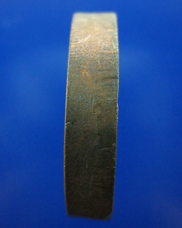 เหรียญหล่อล้อแม๊กหลวงพ่อลำเจียก วัดศาลาตึก นครปฐม เนื้อนวะ