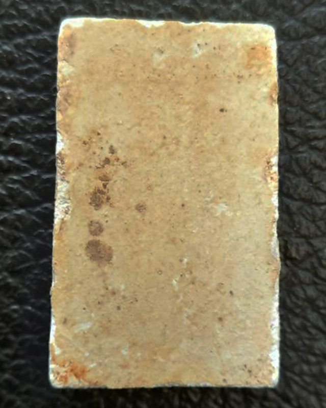 สมเด็จหลวงปู่ลำภู วัดใหม่อมตรส พิมพ์ฐานแซม ลงกรุ ยุคต้น ปี 2502+ใบประกาศที่ 2