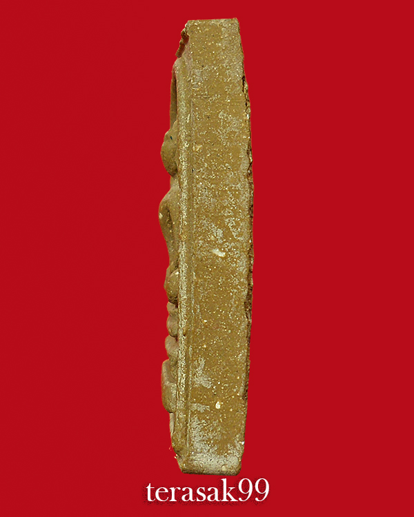 พระสมเด็จ พิมพ์เอวเล็กมีกำไร หลังพระสีวลี เนื้อผงน้ำมัน หลวงพ่อกวย วัดโฆสิตาราม