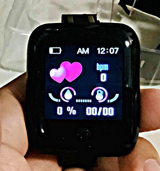 Smart Watch นาฬิกาเพื่อสุขภาพหน้าจอสี วัดความดัน วัดหัวใจ นับก้าว IP67 กันน้ำ กีฬา USB ชาร์จ