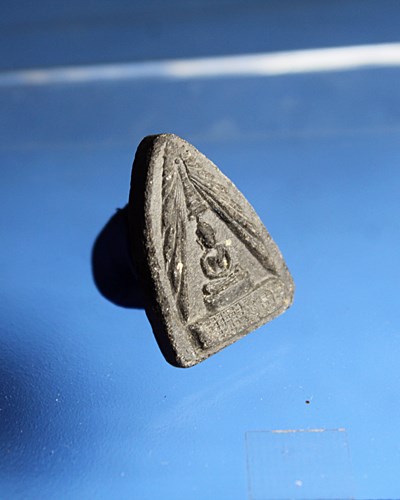 B781พระผง วัดพระพุทธบาทสระบุรี ปี2515 เนื้อผงใบลาน หลังยันต์  หลวงพ่อกวย วัดโฆสิตาราม, หลวงปู่โต๊ะ ว