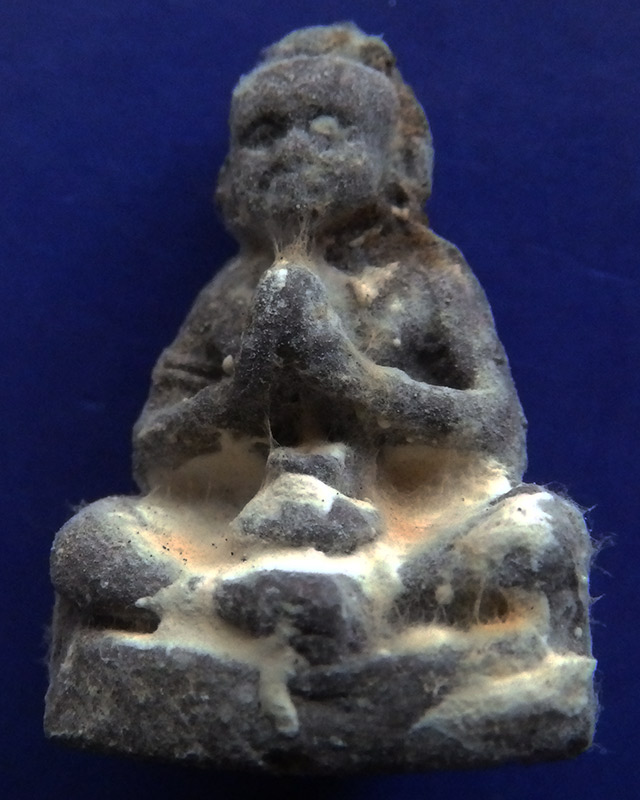 17.กุมารทองโชคทวี เนื้อผงดินเจ็ดป่าช้าอุดด้วยผงพรายกุมาร หลวงปู่คำบุ วัดกุดชมพู จ.อุบลฯ พร้อมกล่อง