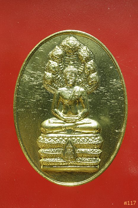 เหรียญนาคปรก สมติงสบารมี สมเด็จพระสังฆราช วัดบวร ปี 53 พร้อมซองเดิม...../12-164