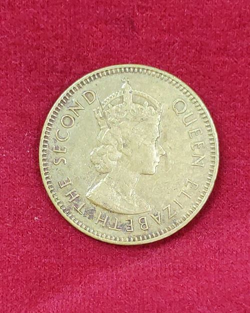 เหรียญ10เซนต์ ฮ่องกง ปี1964