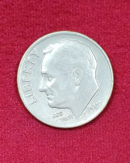 เหรียญ1ไดม์ ปี1967 สหรัฐอเมริกา