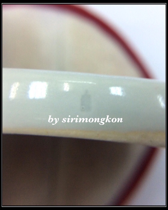 พระพิฆเนศ หลังพระราหู หลวงปู่ทิม วัดพระขาว รุ่นสรงน้ำ เนื้อเบญจรงค์ ปี50 ขนาด 4.5 ซม. มีโค๊ดกำกับ