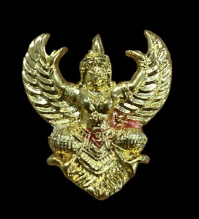 องค์ครุฑ อาจารย์วราห์ วัดโพธิ์ทอง กะไหร่ทอง โคตรรวย ยุคหลัง เจิมแดง...