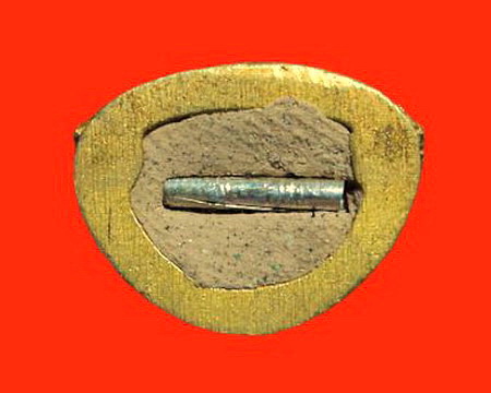 หนุมานอธิษฐานฤทธิ์ หลวงพ่อสนองชาติ วัดเย็นสนิทธรรมาราม กะไหล่ทอง อุดมวลสารตะกรุดเงิน สวยมากค่ะ