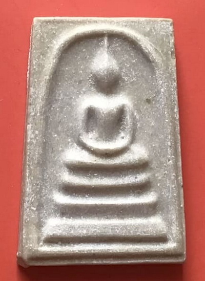 สมเด็จบางขุนพรหมปี 17 พิมพ์ใหญ่ 5 จุดนิยมสุด หลังตรายาง พร้อมกล่องเดิม บัตรพระแท้