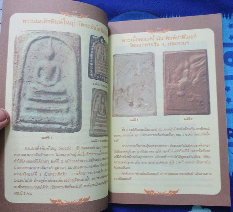  	 หนังสือ เซียนส่องพระเนื้อผง
