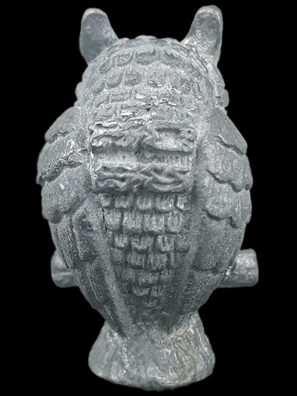 รูปหล่อรัตติกาล (นกฮูก) รุ่น3 หลวงพ่อพิน วัดคลองหวายโป่ง(วัดยางงาม) จ.ระยอง ปี2551