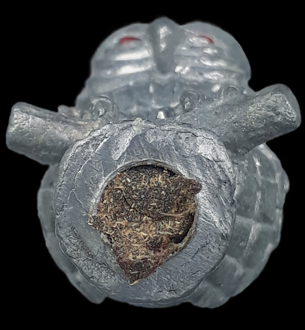 รูปหล่อรัตติกาล (นกฮูก) รุ่น3 หลวงพ่อพิน วัดคลองหวายโป่ง(วัดยางงาม) จ.ระยอง ปี2551