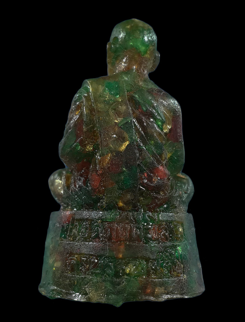 รูปเหมือนเนื้อพลอย ท่านพ่อเขียน วัดกระทิง จ.จันทบุรี 